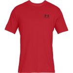 Under Armour Sportstyle Left Chest SS Red /  / Black - XL