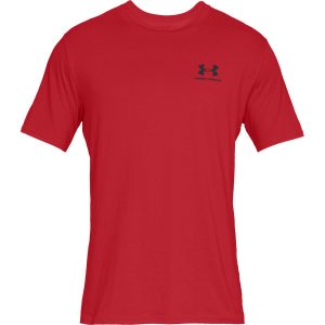 Under Armour Sportstyle Left Chest SS Red /  / Black – S