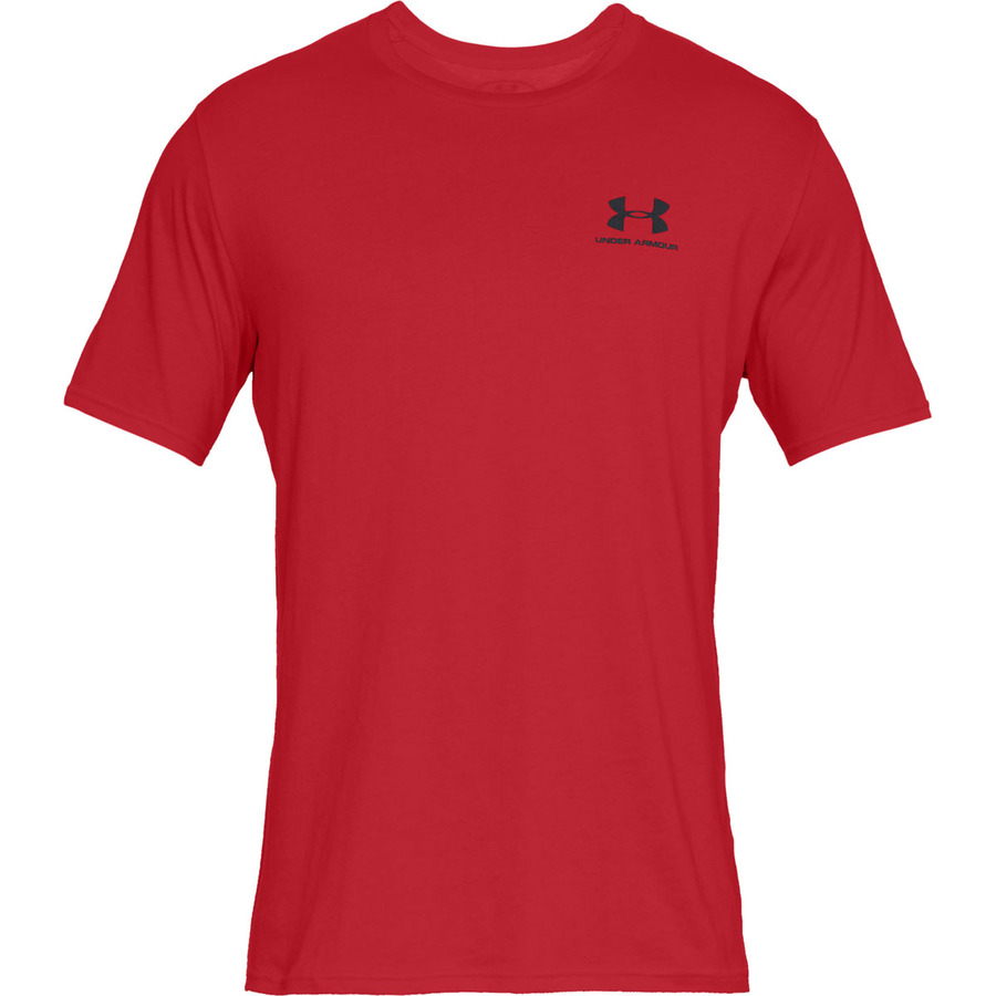 Under Armour Sportstyle Left Chest SS Red /  / Black – M