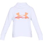 Under Armour Cotton Fleece Sportstyle Logo Hoodie White / Peach Horizon / After Burn - M