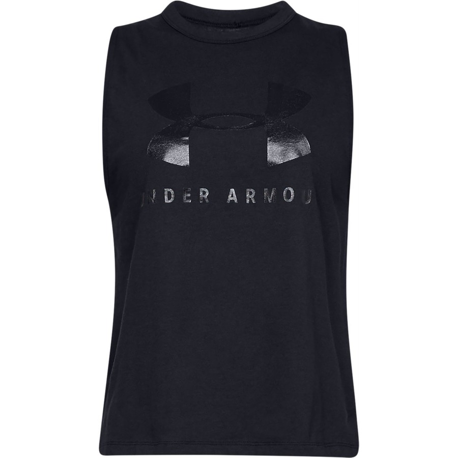 Under Armour Sportstyle Graphic Muscle Tank Black – XS