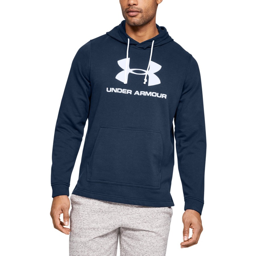 Under Armour Sportstyle Terry Logo Hoodie Academy – L