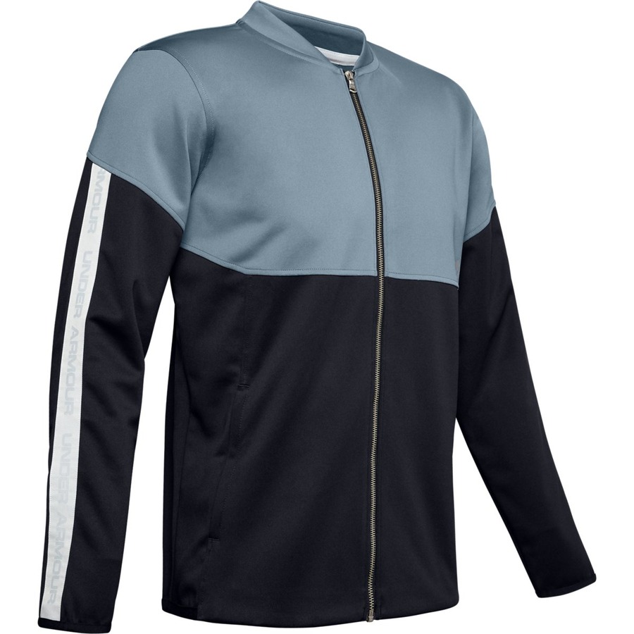 Under Armour Athlete Recovery Knit Warm Up Top Ash Gray – L