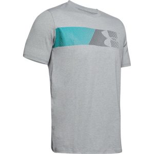 Under Armour Fast Left Chest 2.0 SS Steel Light Heather – M