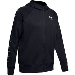 Under Armour Rival Fleece Sportstyle LC Sleeve Graphic Black – M
