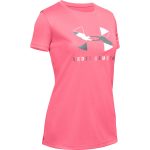 Under Armour Tech Graphic Big Logo SS T-Shirt Eclectic Pink - YM