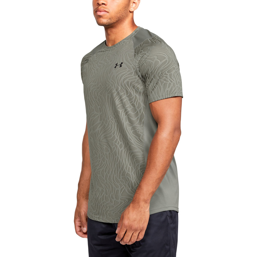 Under Armour MK1 Jacquard SS Gravity Green – S