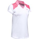 Under Armour Zinger Blocked Polo White-Pink - M