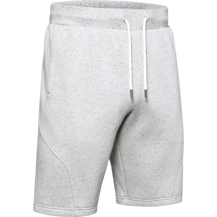 Under Armour Speckled Fleece Shorts Onyx White – M