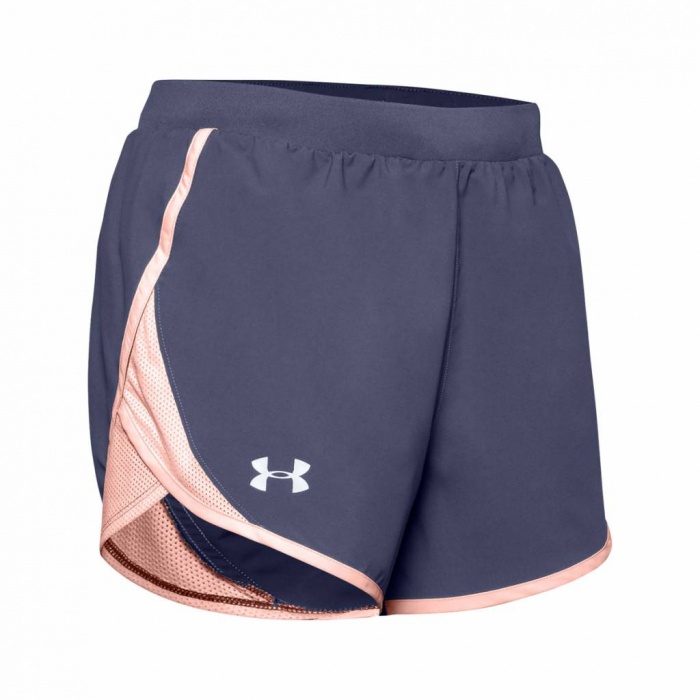 Under Armour W Fly By 2.0 Short Blue Ink – S