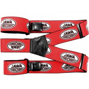 MTHDR Suspenders JAWA Red Soft Red