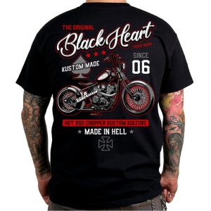 BLACK HEART Red Chopper čierna – 3XL