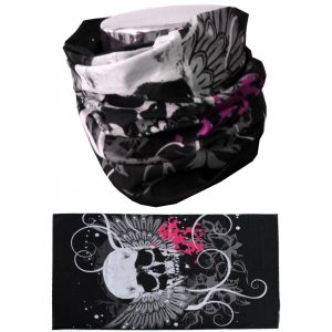 MTHDR Scarf Skull Pink